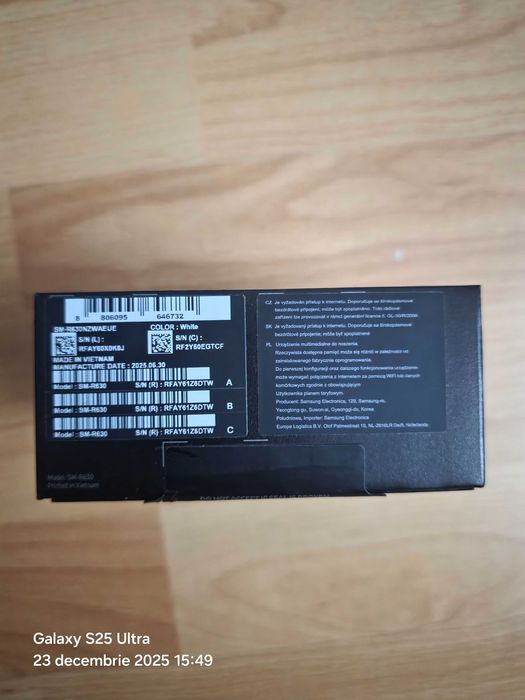 Casti bluetooth Samsung Galaxy Buds3 Pro, White