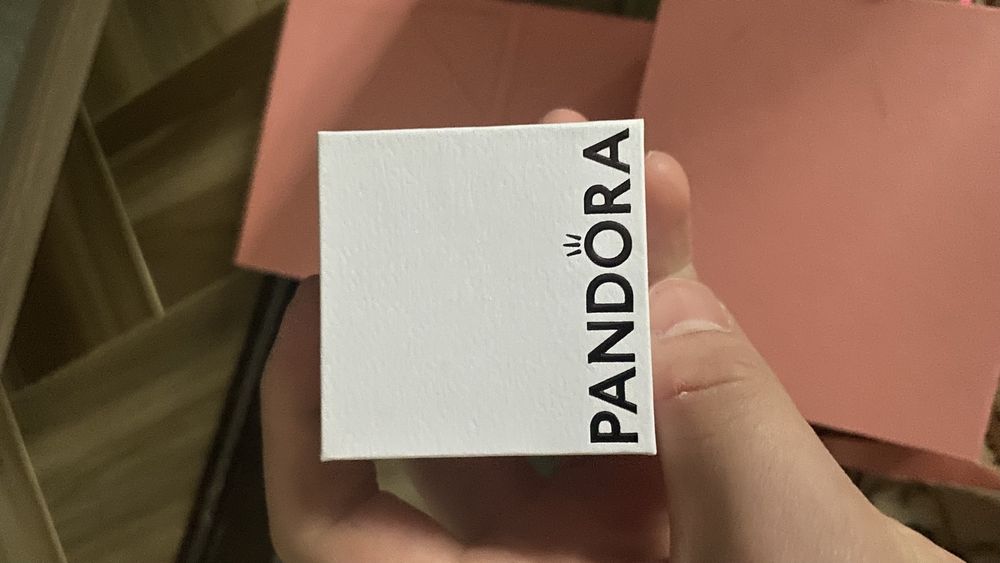 Серебряное кольцо Pandora «Блестящий гербарий», оригинал