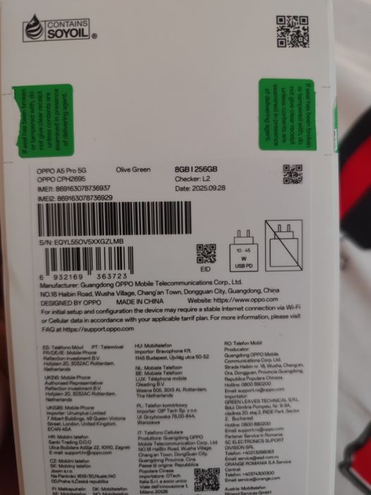 Vând Oppo A5 Pro 5G