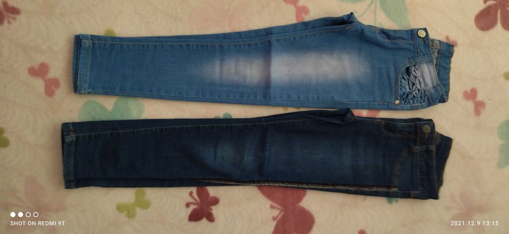 Дънки за момичета размер 116/122 и 122/128