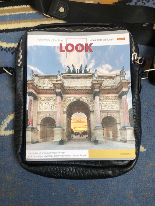 Барсетка из натур кожи