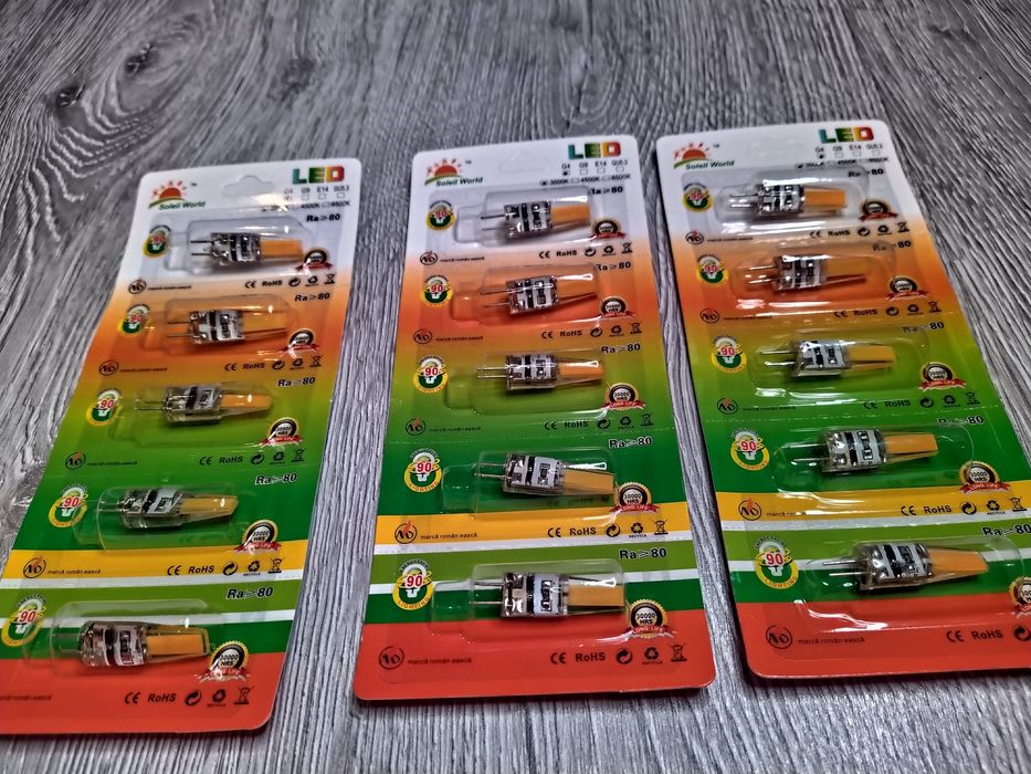 Bec LED G4 5W COB Silicon 12V Alb Cald / Alb Rece, Camping