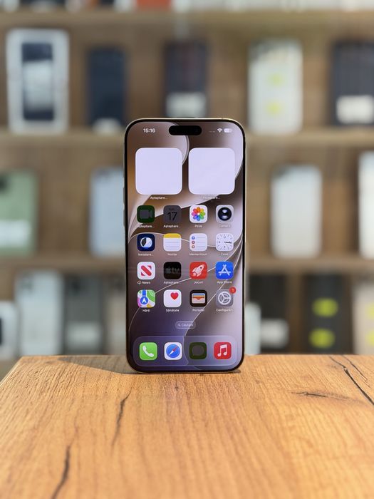 iPhone 16 Pro Max 256Gb Desert/Baterie91%/Garantie 12 LUNI @atsgsm.ro