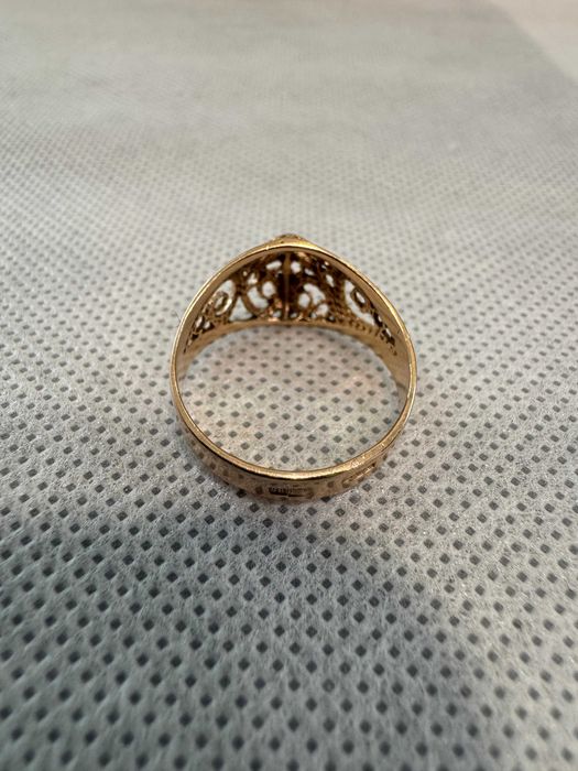 (AG41) Inel aur, 14K B5451.2 - Certificat de garantie!