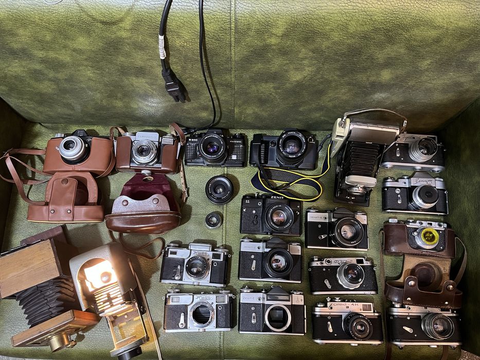 Aparat foto Zorki 1 URSS anii 50 cu obiectiv Industar 22