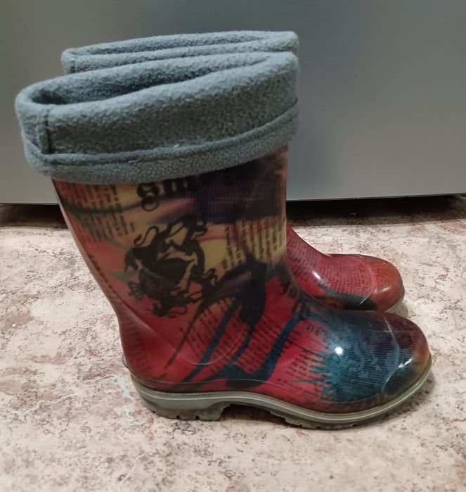 Сапоги резиновые на девочек