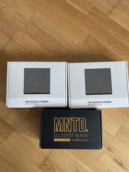 Mineri Helium Noi - 2 x Bobcat 300 - MNTD Goldspot miner