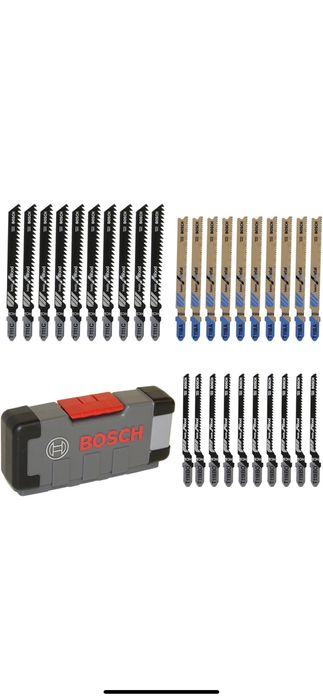 Set Cutie cu Lame de ferastrau Bosch 30 buc, Metal/Lemn