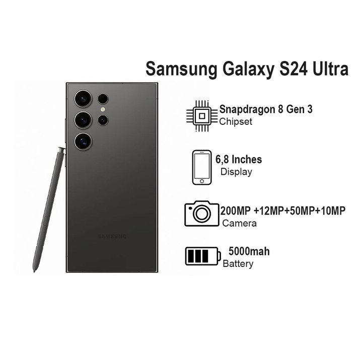 Galaxy s24ultra 12 512gb black