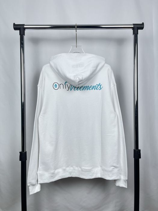 Vetements «OnlyVetmo» White Hoodie | Hanorac Vetements