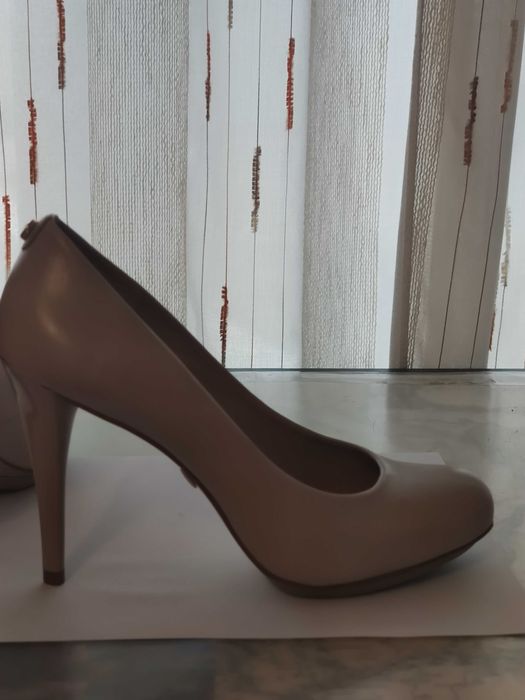 Pantofi dama noi piele bej nr. 36