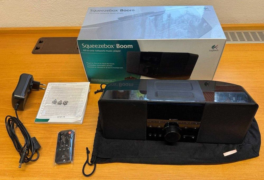 Logitech Squeezebox Boom, stare excelentă, pachet complet, sunet f.bun