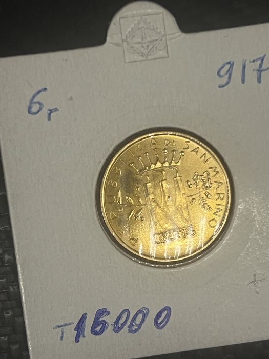 Златни монети 2 Скуди Сан Марино