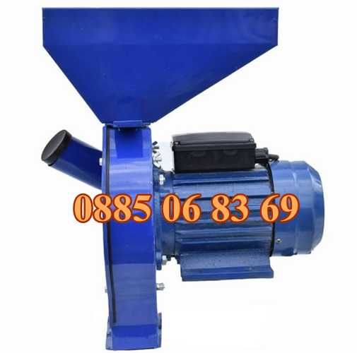 Комбинирани монофазни фуражомелки / ярмомелки, 3.8 kW + 4 бр. сита