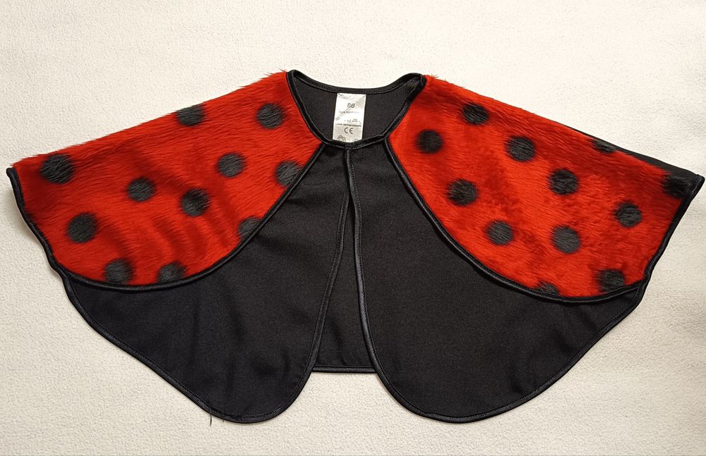 Costum buburuza poncho 86 cm