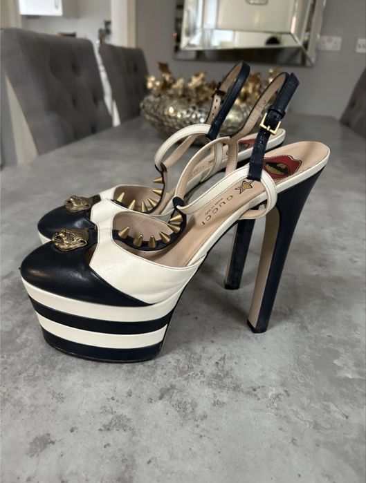 GUCCI high heel platform дамски обувки