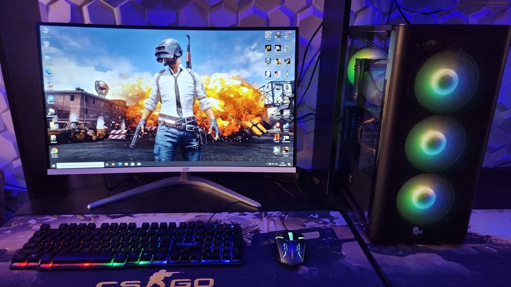 Игровой и монтаж учун МОЩНЫЙ КОМПЬЮТЕР полный комплект + ДОСТАВКА