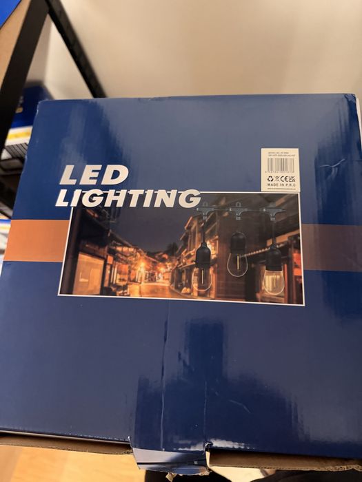 Ghirlandă Solară LED 30M 30 Becuri, Încărcare Solară + USB, 8 Moduri Iluminare, IP65 Exterior, Stoc Mare, Mai Multe puteti SUNA