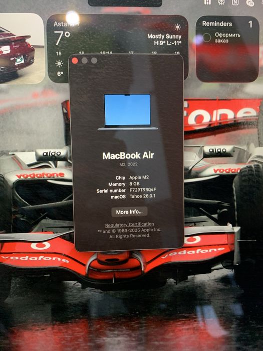 Продам Macbook air m2