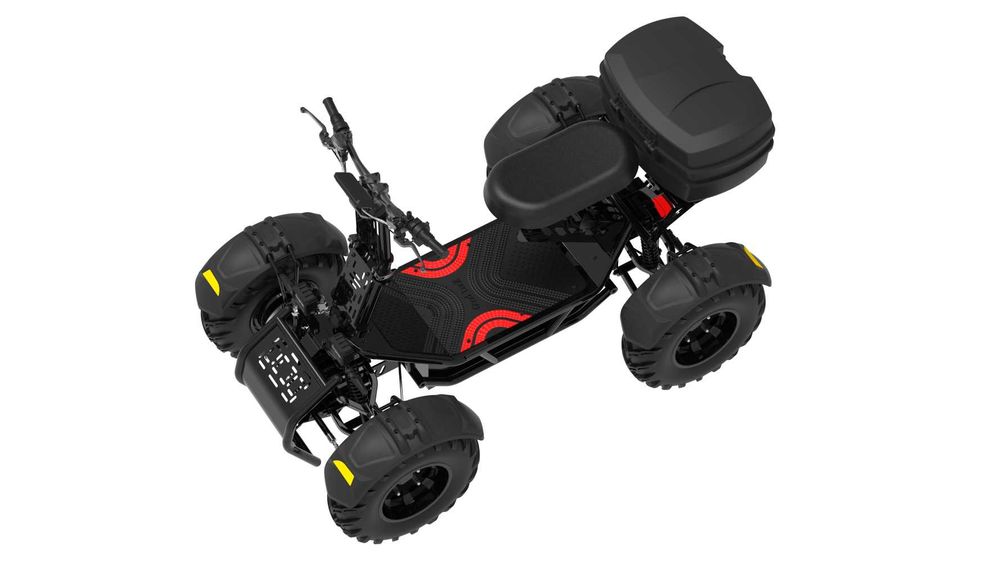 Електрическо ATV 4x4 Quickwheel S4 10000W, 60V 60Ah, 60 км/ч, 4 колела