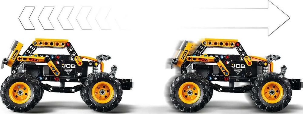 LEGO TECHNIC Monster Jam DIGatron с откидным верхом,218 деталей, 42199