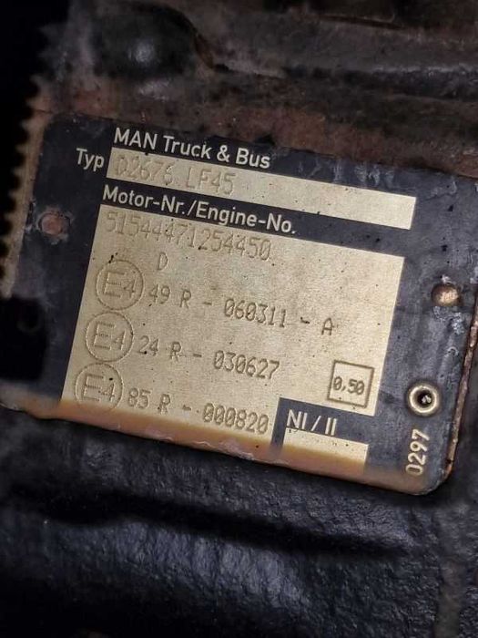 Motor complet MAN D2676 LF45 - 2016 EURO 6