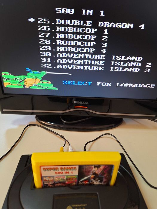 500 in 1 jocuri caseta discheta clasica cu jocuri pentru consola TV