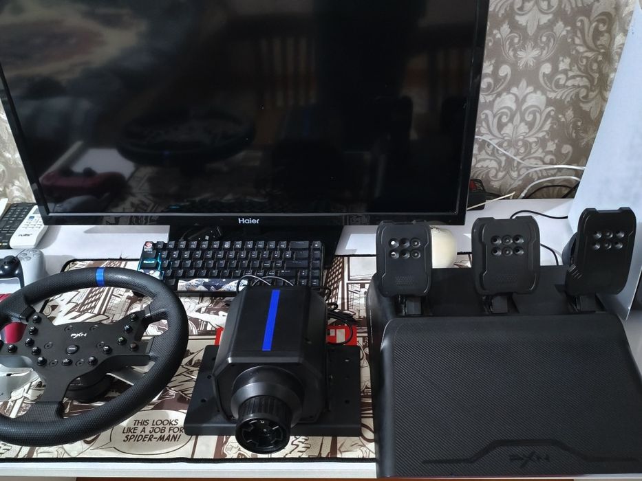 Игровой руль PXN V99 + адаптер для PS5