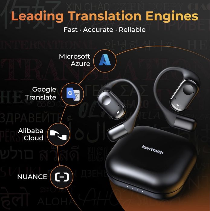 Căști Traducere Ai, Kentfaith Y30, 3in1
