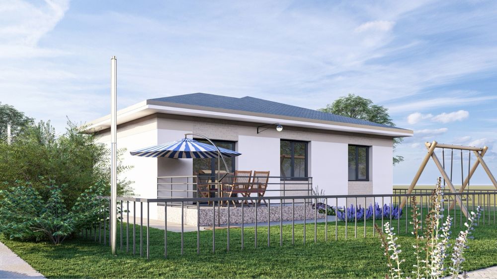 Vand casa Cumpana 3dormitoare,living,bucatarie inchisa,155m2