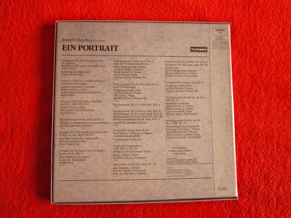 vinil rar Haydn Portret 7LP Karl Richter,Andre Rieu,J.Keilberth 1982