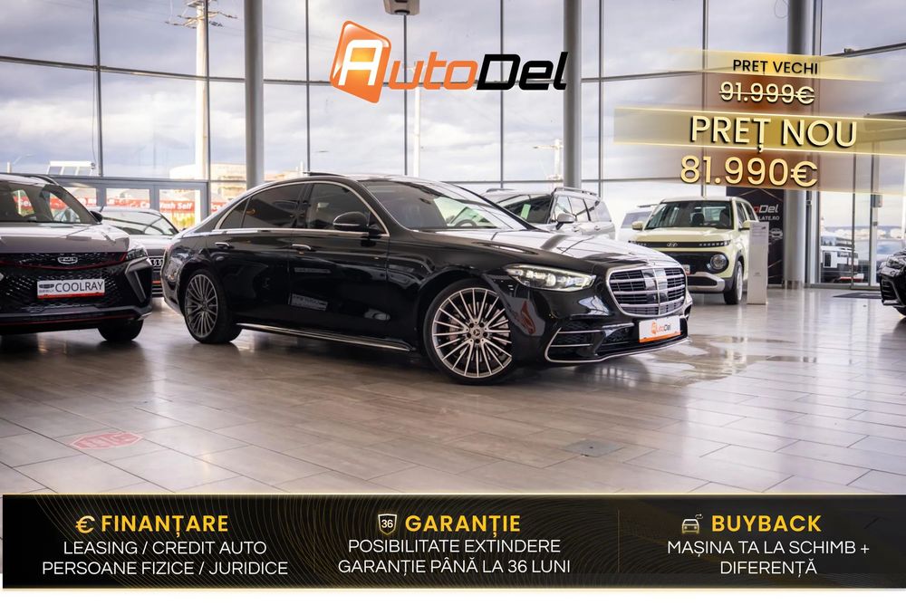 Mercedes-Benz S Mercedes-Benz S-Class 450 L 4MATIC / Volan încălzit/ AMG Line /Premium