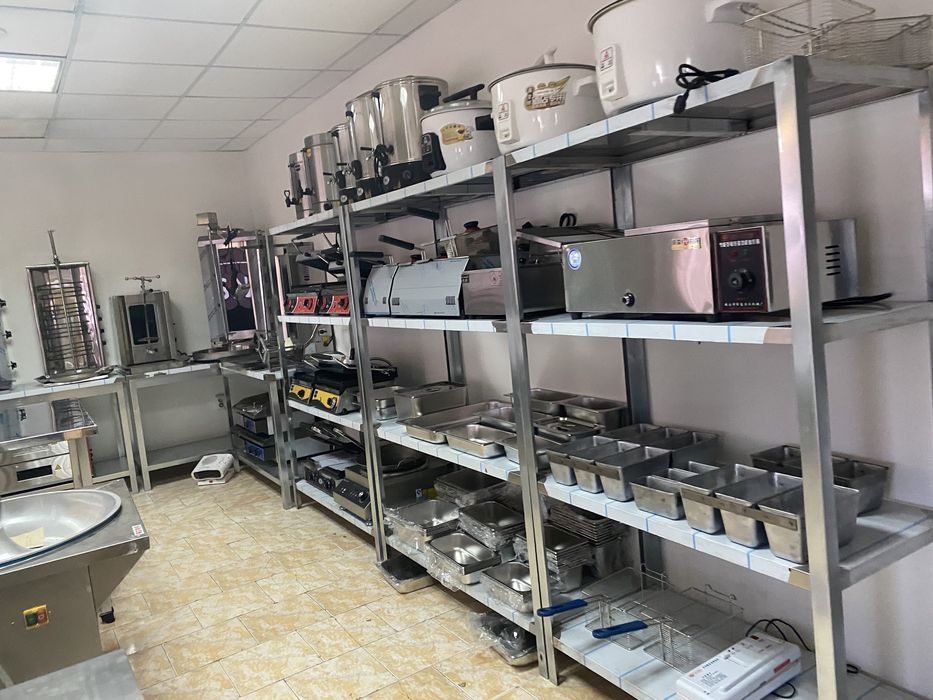 Донер аппарат, гриль, фритюрница, пицца печь.