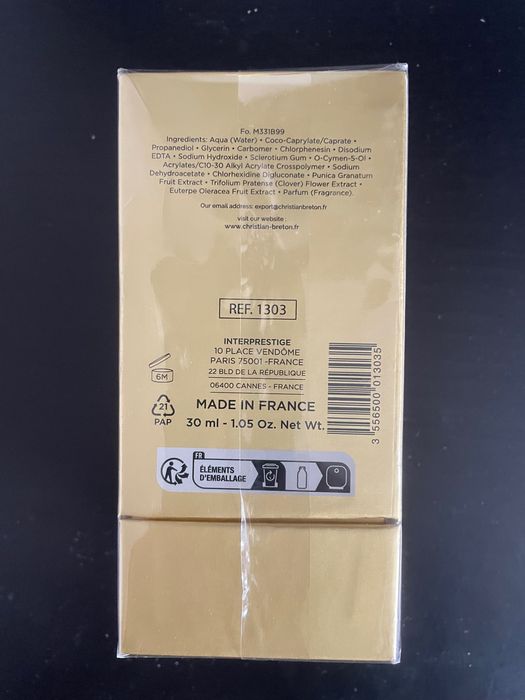 CHRISTIAN BRETON PARIS – The Ultimate Lifting Serum