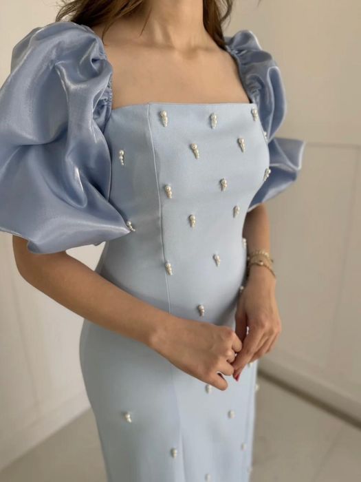 Нежное Голубое Платье!