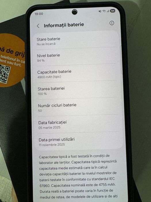 Samsung S25 Plus 256GB, Dual Sim, Navy