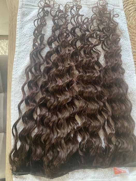 Естествена коса къдрава