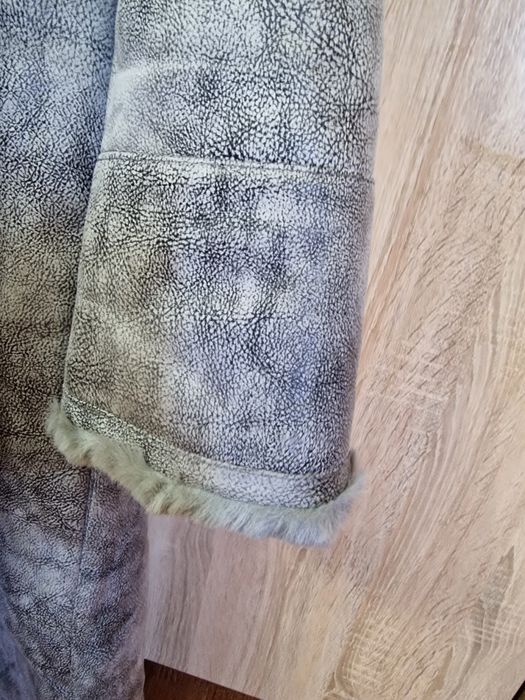 Дубленка серая. Новая