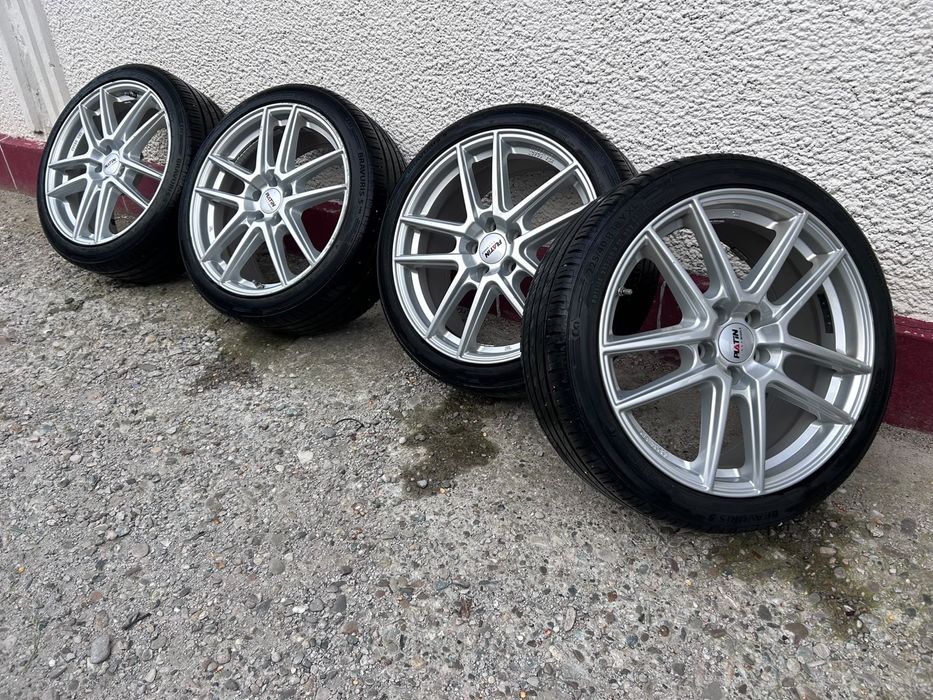 Jante aliaj PLATIN R18 5x108 ET45 cu anvelope vară 225/40 R18 Barum