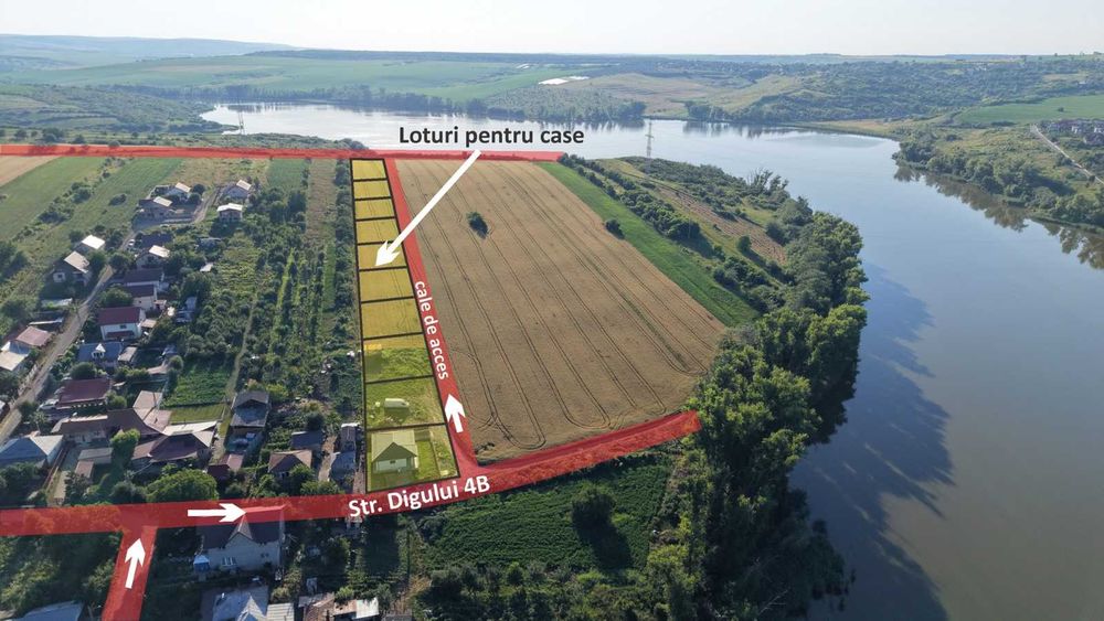 loturi de casa langa lac Dumbrava/CIurbesti , aproape de Iasi, superb, cu utilitati negociabil si pret si modalitati de plata