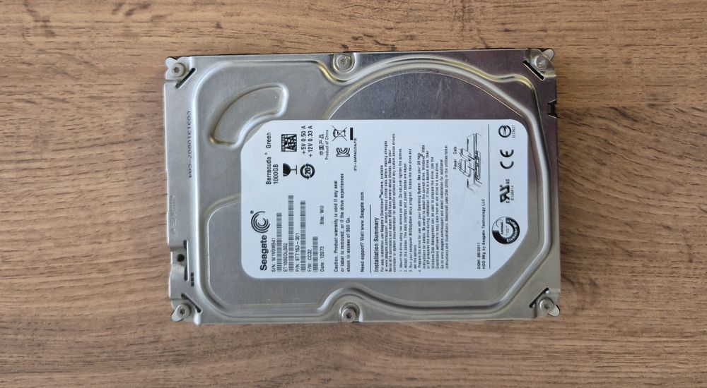 HDD Seagate 1 ТБ - рабочий, SMART Good