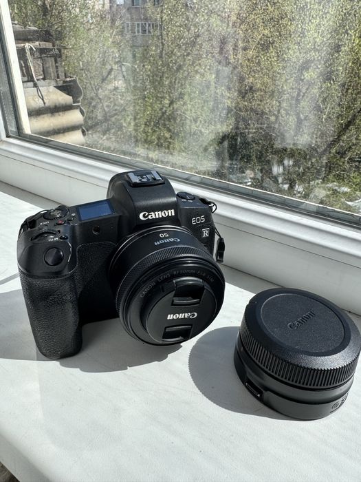 Canon eos R + Canon Rf 50mm 1.8 + родной переходник RF-Ef