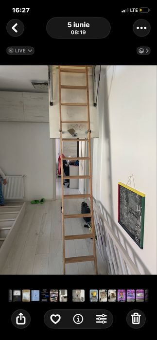 Scara interior pod / mansarada