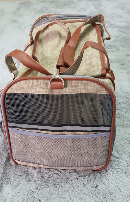 Geanta pentru animale de companie,de mana,respirabila