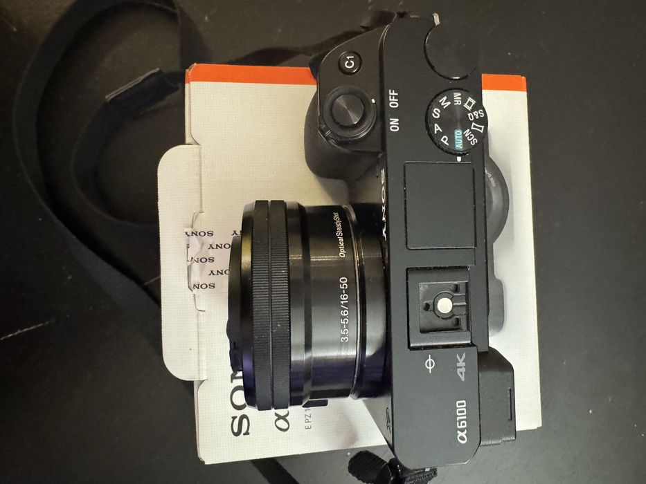 Aparat foto Mirrorless SONY Alpha A6100, 24.2 MP, 4K, Wi-Fi, negru + Obiectiv 16-50mm