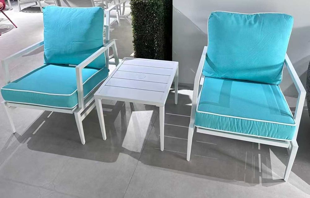 Метален Градински сет HAMPTON BAY с функция Spring Motion технология (люлеене чрез огъване на рамката)