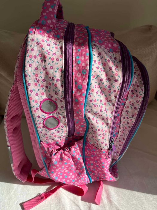 Раница Belmil 3 прегради момиче 5-10 год + подарък още 1 раница