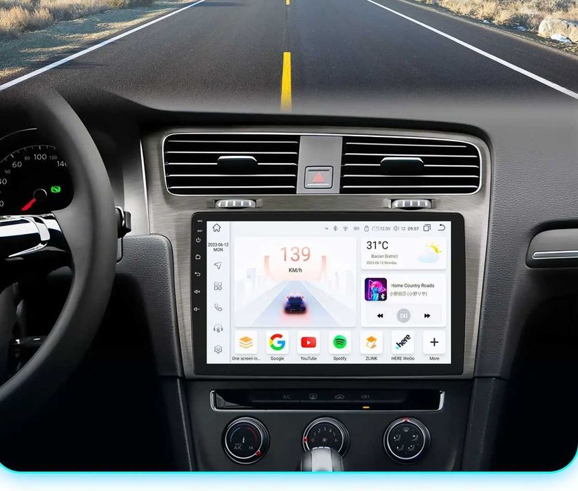 Мултимедия 10" за VW GOLF VII 7 Android 13 навигация CARPLAY GPS DSP