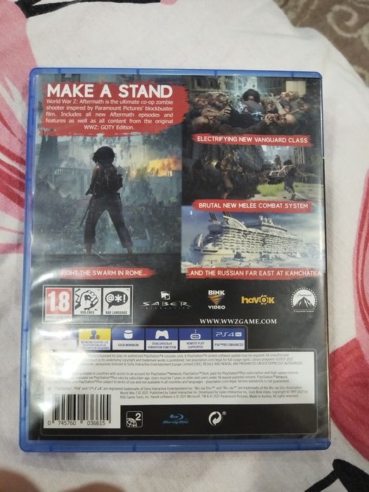 World War z для пс 4,5