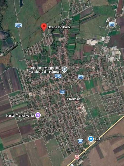 Teren intravilan 729 mp Hărman Brașov | utilități | zonă case | CF | PUZ